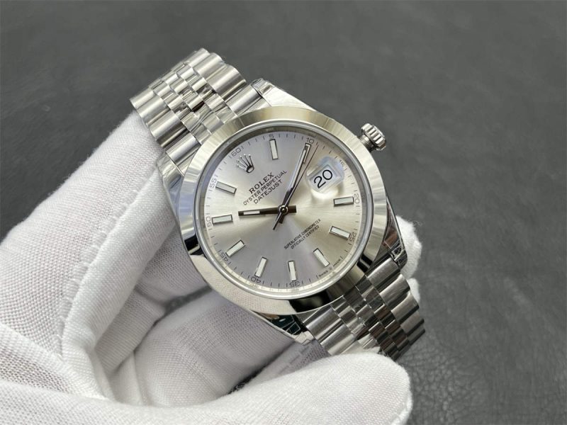 Silver Datejust 41 Replica – Premium 41mm VS Factory Jubilee Silver Dial Rolex Clone - Image 2