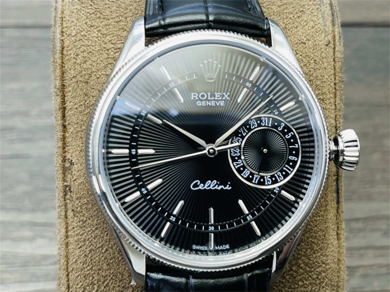 Rolex Cellini Date M50519-0007 Black Dial 39mm 1:1 Replica - Image 2