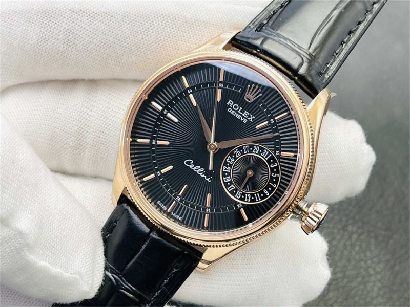 VR Factory Rolex Cellini Date Rose Gold Replica M50515-0010 39mm - Image 2