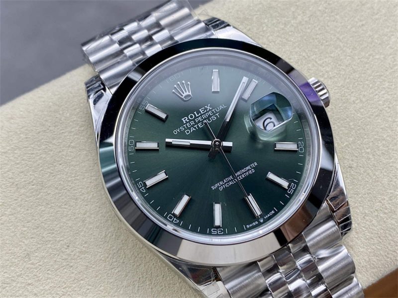 VS Factory Green Datejust 41 m126300-0019 Replica – Mint Green Dial Super Clone - Image 2