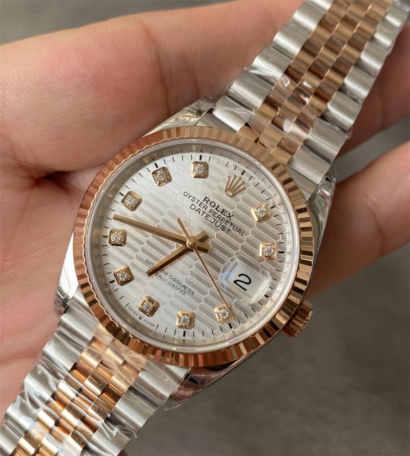 VS Factory Replica Rolex Datejust 36 m126231-0033 Silver Dial Jubilee - Image 2