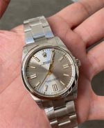 VS Factory Rolex Oyster Perpetual 41 Silver Dial Replica M124300-0001 - Image 2
