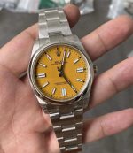 VS Factory Rolex Oyster Perpetual 41 Yellow Dial M124300-0004 Replica - Image 2