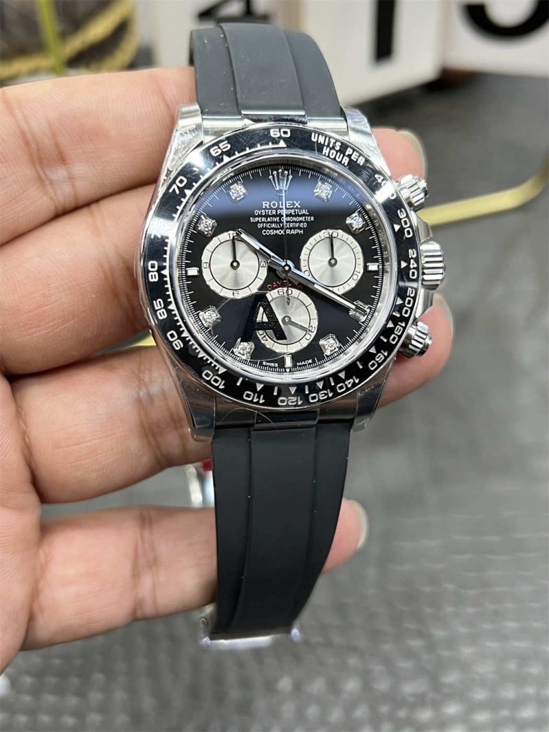 VS Factory Daytona 126519LN Diamond Dial 1:1 Replica – 138g Weighted - Image 2
