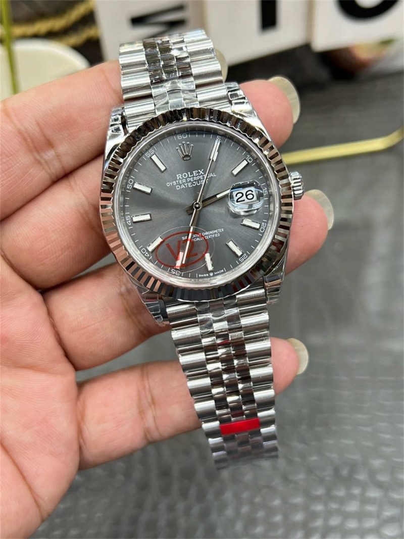 VS Factory Rolex Datejust 41 Replica | Gray Dial 3235 Movement (70-Hour) - Image 2