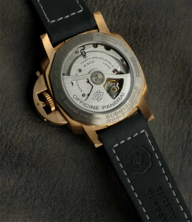 VSF Panerai PAM01074 Bronze Submersible 42mm Blue Dial Replica Watch - Image 2