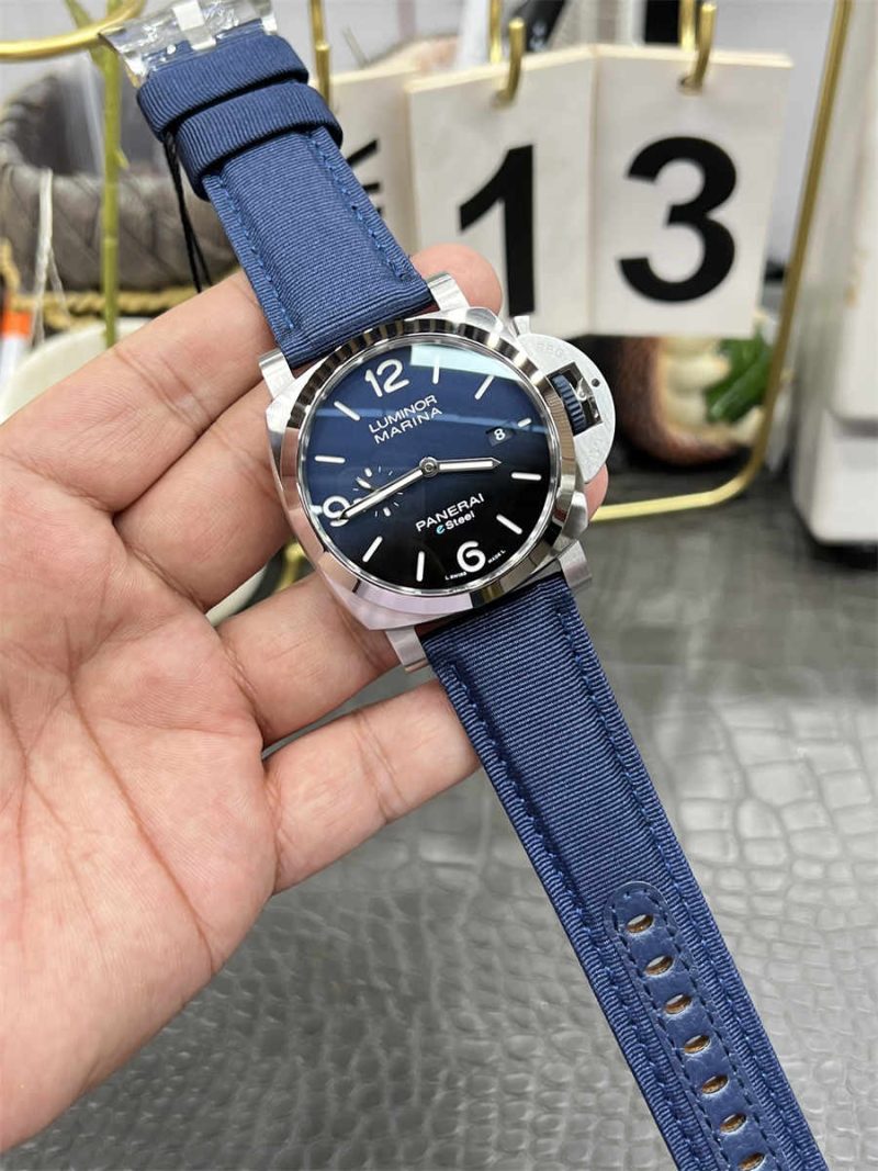 VSF Panerai PAM1157 44mm Luminor Marina Blue Dial Replica P.9010 Clone - Image 2