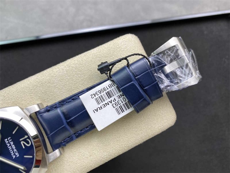 VSF Panerai PAM1393 42mm Luminor Marina Blue Dial Replica P9010 Clone - Image 2