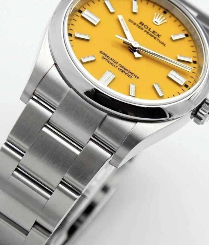 Clean Factory 134300-0007 41mm Yellow Dial Oyster Perpetual Replica - Image 3