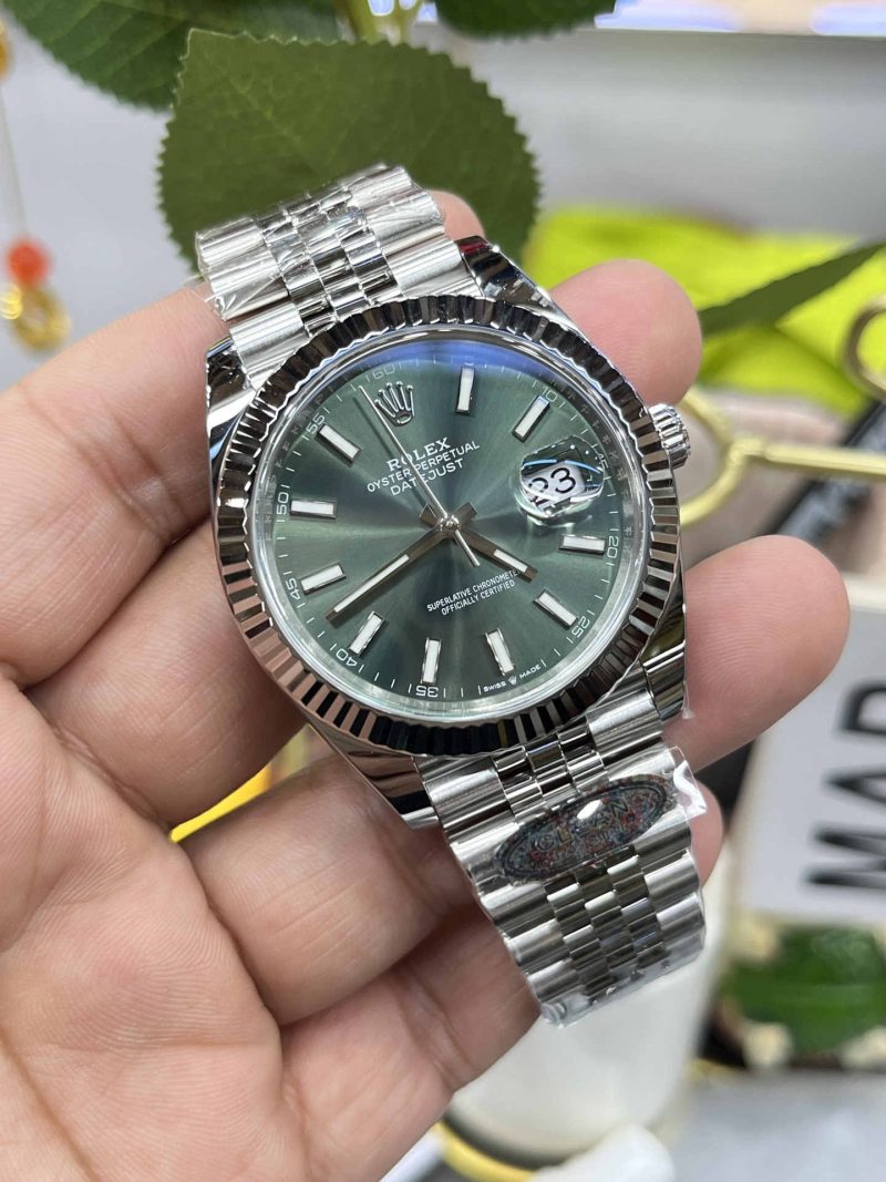 Rolex Datejust 41 126334 Mint Green – 41mm 1:1 Replica - Image 3