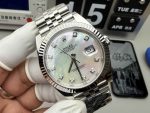 Clean Factory Datejust 41 126334 MOP Dial Moissanite Super Clone 3235 - Image 3