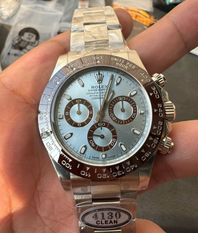 Clean Factory Daytona 116506 Ice Blue Arabic Dial Super Clone - Image 3