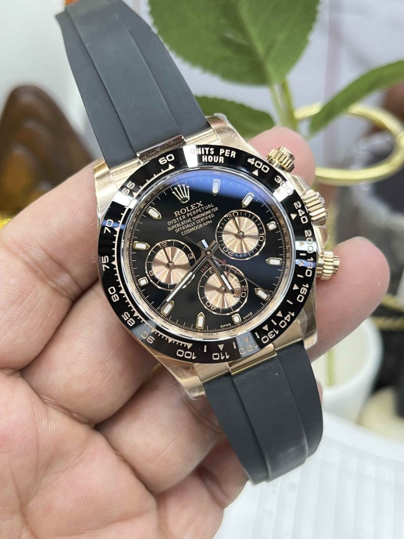 Clean Factory Rolex Daytona 116515LN Everose Gold Chronograph Replica - Image 3