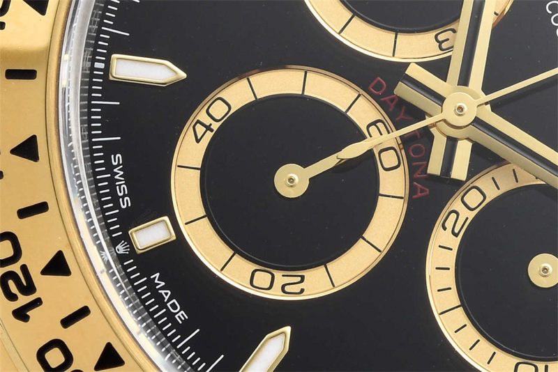 Clean Factory Rolex Daytona 126503 Replica - Two Tone Black Dial 4131 Mov - Image 3