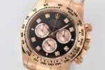 Clean Factory Rolex Daytona 126505 Diamond Dial Replica - Rose Gold (4131 Movement) - Image 3