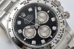 Clean Factory Rolex Daytona 126509 Replica - White Gold Black Diamond Dial (4131) - Image 3