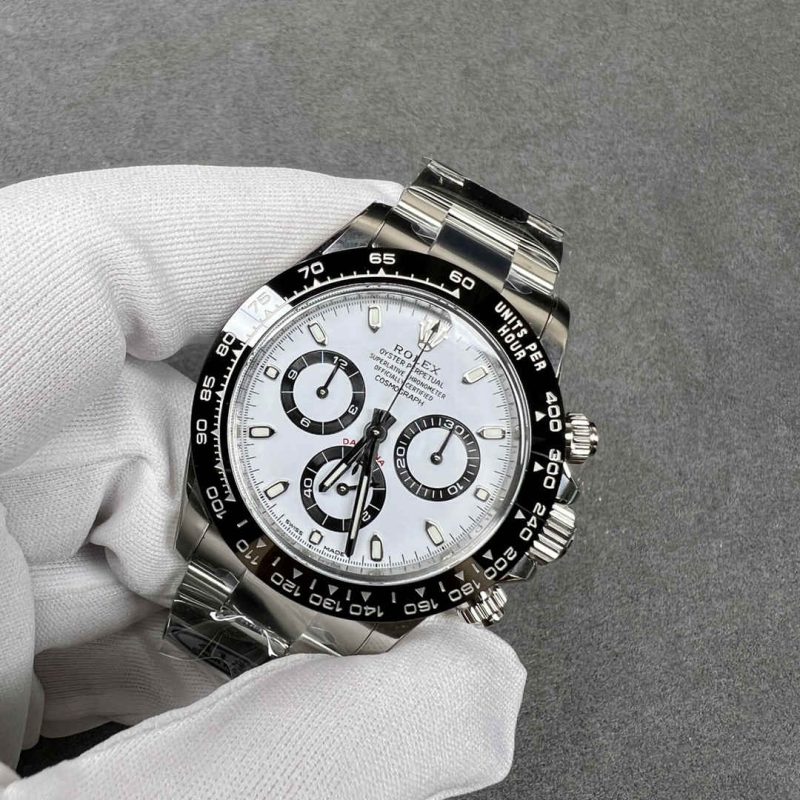Clean Rolex Daytona 116500LN 4130 Panda Dial Replica – 40mm 904L Steel Super Clone - Image 3