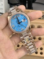 Rolex Day-Date 36 Replica – Everose Gold President Ladies Watch - Image 3