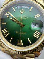 Rolex Day-Date 40 228238 Green Replica (QF Factory) – 195g Tungsten Gold - Image 3