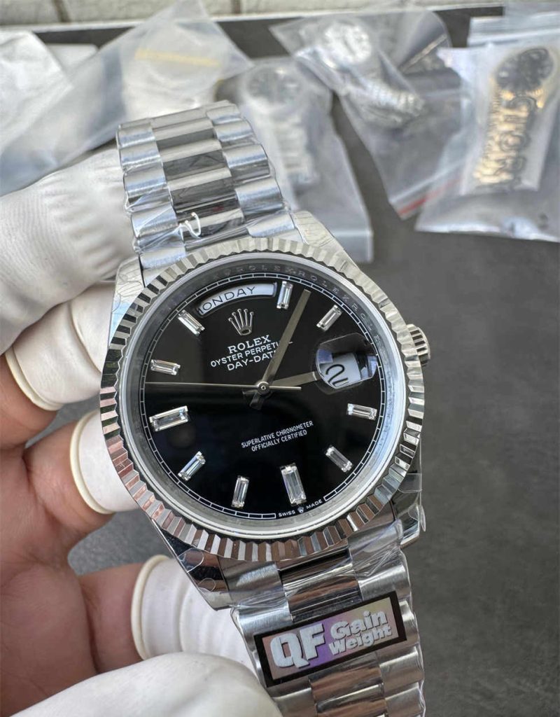 Rolex Day-Date 228239 Tungsten Replica (QF Factory) – 187g Heavy - Image 3