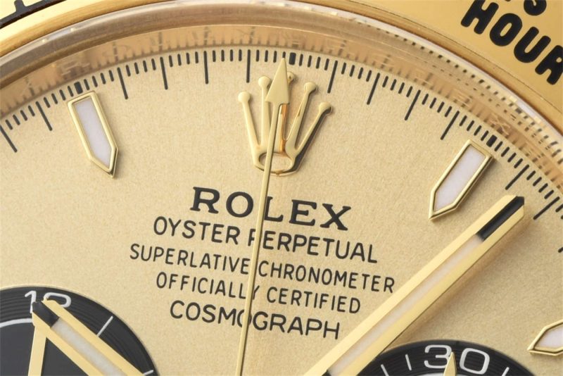 Rolex Daytona 126508 Replica – Clean Factory 18K Yellow Gold Black Dial - Image 3