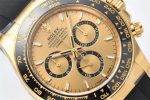 Rolex Daytona 126518LN Replica – 18K Yellow Gold Oysterflex Chronograph - clean factory - Image 3