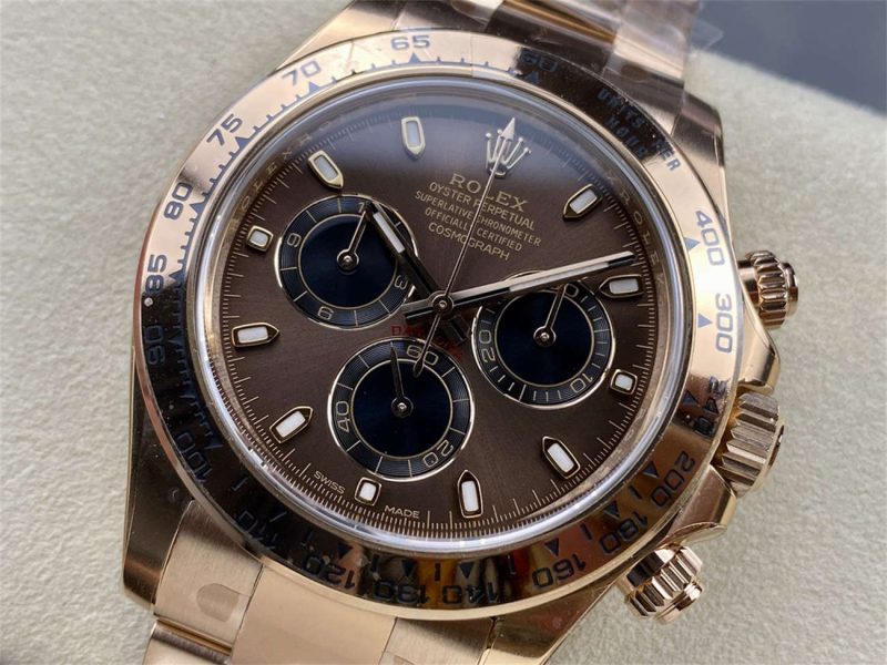 Rolex Daytona 116515LN Chocolate Dial Clean Factory Everose Gold Replica - Image 3