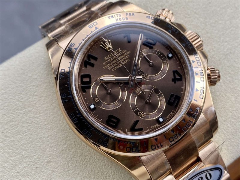 Rolex Daytona Everose Gold 116505 – Clean Factory 4130 Super Clone Rolex Daytona 116505 - Image 3