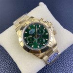 Rolex Daytona 116508 Green Dial Replica – Clean Factory Yellow Gold 4130 - Image 3