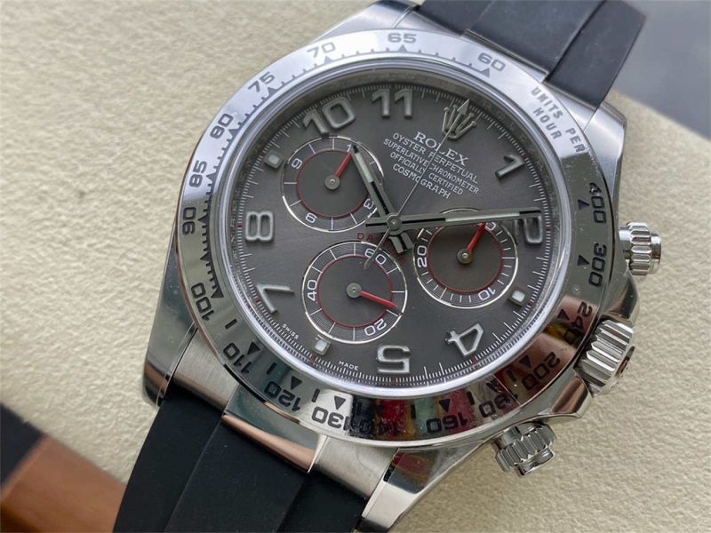 Rolex Daytona 116509 Grey Dial White Gold 1:1 Replica Chronograph - Image 3
