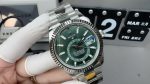 ZF Factory Rolex Sky-Dweller m336934-0002 Green Dial Replica 42mm Jubilee GMT - Image 3