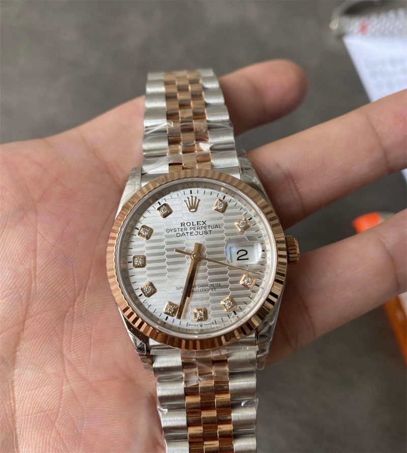 VS Factory Replica Rolex Datejust 36 m126231-0033 Silver Dial Jubilee - Image 3
