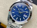 VS Factory Rolex Datejust 41 126300 Blue Dial Replica Watch - Image 3
