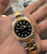 VS Factory Rolex Explorer 36mm Two Tone M124273-0001 Replica - Image 3