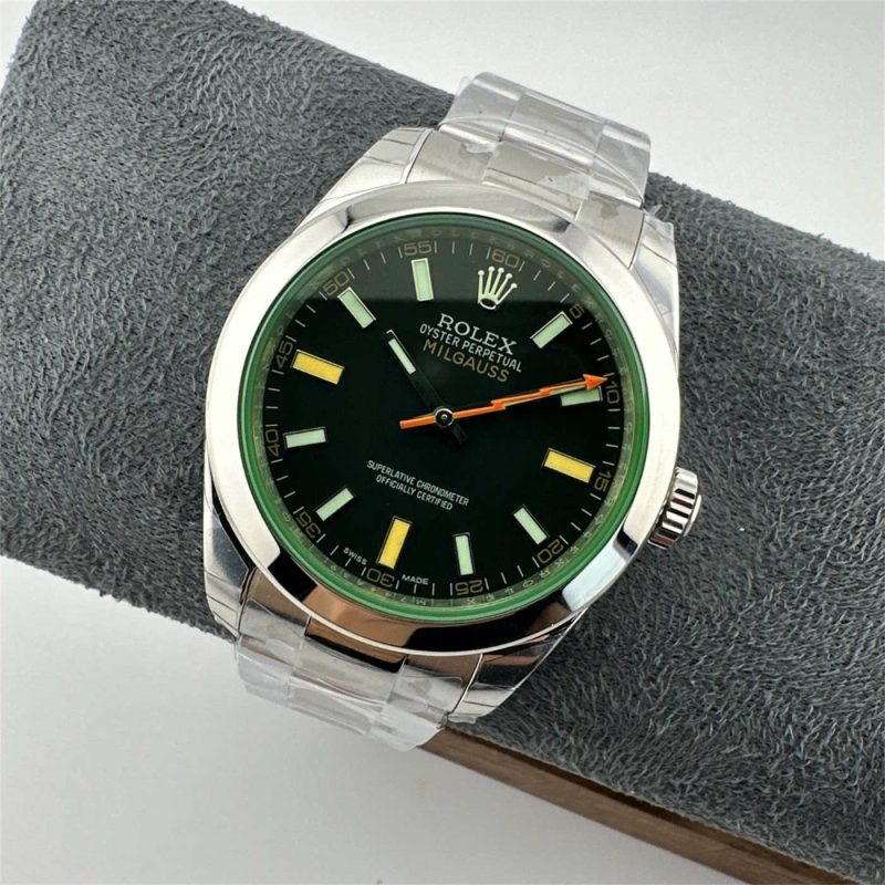 VS Factory Rolex Milgauss 116400GV Green Glass 904L Steel [Real Green Sapphire] - Image 3