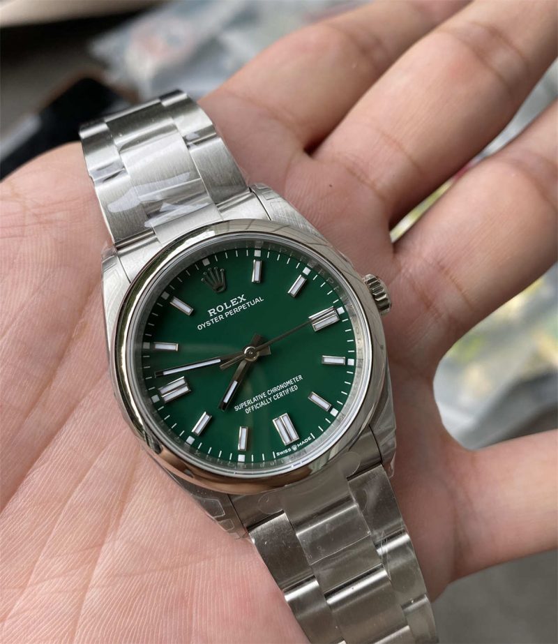 VS Factory Rolex Oyster Perpetual 36 Green Dial M126000-0005 Replica - Image 3