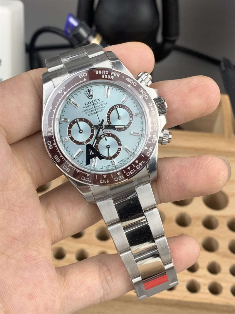 VS Factory Ice Blue Daytona 116506 Replica – Weighted 4131 Movement Rolex Daytona 116506 - Image 3