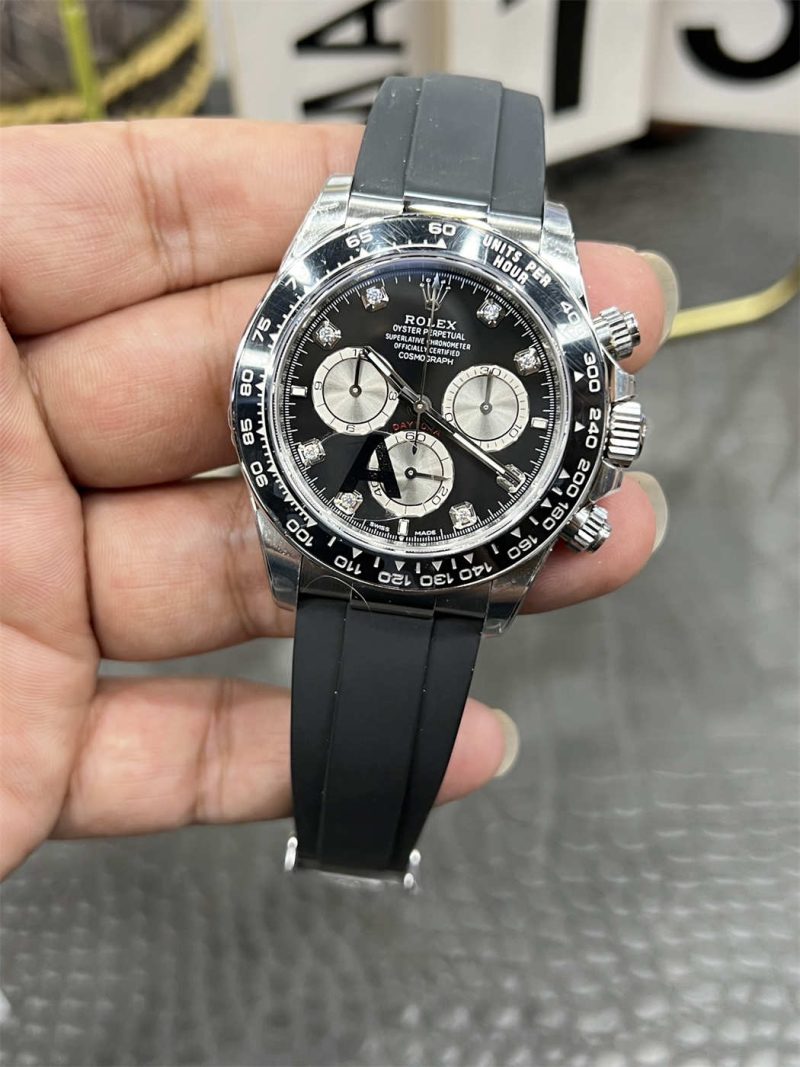 VS Factory Daytona 126519LN Diamond Dial 1:1 Replica – 138g Weighted - Image 3