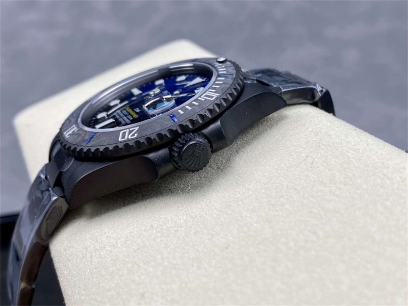 VS Factory Submariner Gradient Blue DLC Black Steel (VS3135) - Image 3