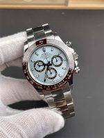 VS Factory Ice Blue Daytona 116506 Replica | Clone 4130 Platinum Look Rolex Daytona 116506 - Image 3