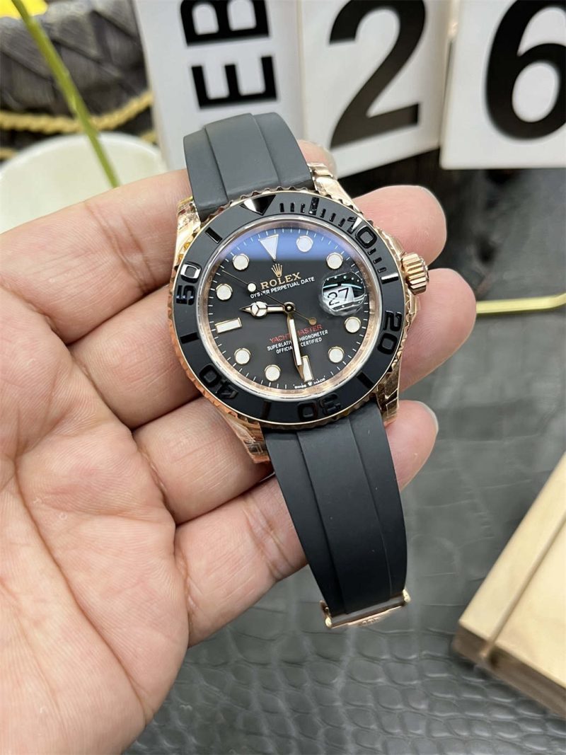 VS Factory Yacht-Master 40 126655 Rose Gold Replica (Dandong 3235) - Image 3