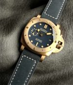 VSF Panerai PAM01074 Bronze Submersible 42mm Blue Dial Replica Watch - Image 3