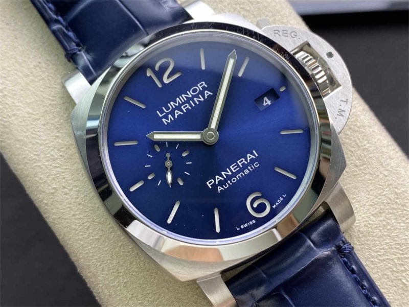 VSF Panerai PAM1393 42mm Luminor Marina Blue Dial Replica P9010 Clone - Image 3