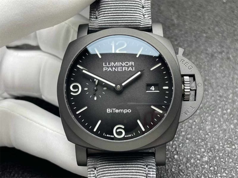 VSF Panerai PAM1467 44mm Luminor BiTempo Titanium DLC NY Limited Replica - Image 3