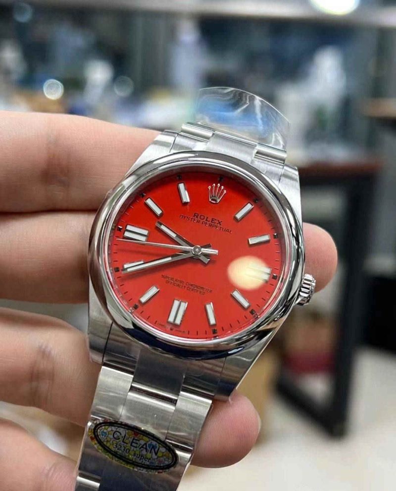 Clean Factory 124300 Red Dial 41mm OP Replica - Image 3