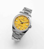 Clean Factory 134300-0007 41mm Yellow Dial Oyster Perpetual Replica - Image 4
