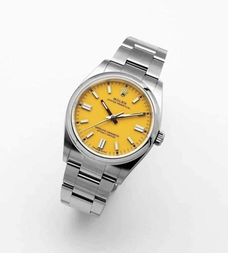 Clean Factory 134300-0007 41mm Yellow Dial Oyster Perpetual Replica - Image 4