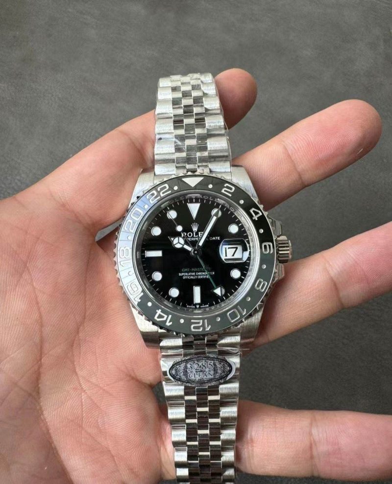 Clean Factory GMT-Master II 126710GRNR Grey-Black Bezel Super Clone - Image 4