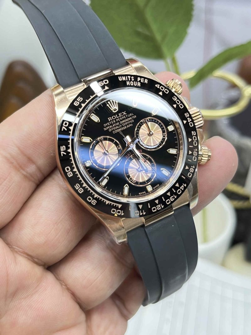 Clean Factory Rolex Daytona 116515LN Everose Gold Chronograph Replica - Image 4