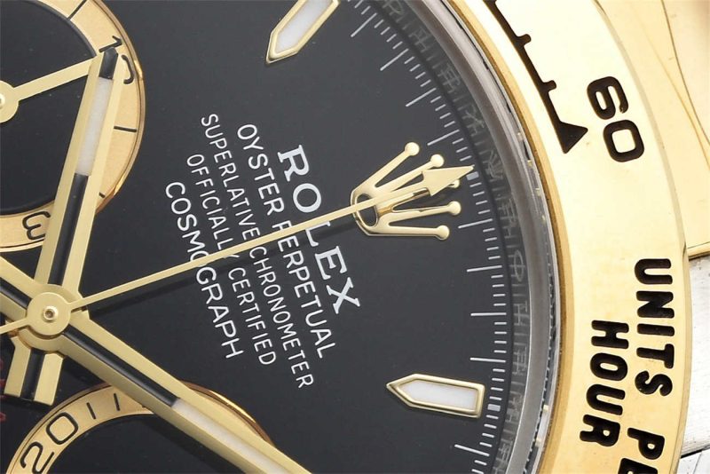 Clean Factory Rolex Daytona 126503 Replica - Two Tone Black Dial 4131 Mov - Image 4